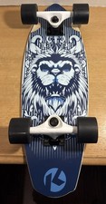 Usado, Kryptonics: Mini Fat Cruiser 23" Skate Azul Multicolorido Roaring Tribal Lion comprar usado  Enviando para Brazil