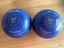 Henselite tiger bowls for sale  EXMOUTH