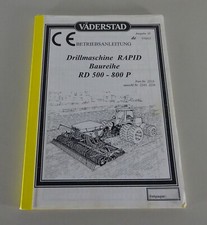 Betriebsanleitung väderstad d gebraucht kaufen  Jever