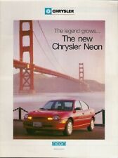 Chrysler neon advertising for sale  UK