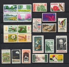 Usado, 1969 Conjunto Comemorativo do Ano Completo dos EUA SC# 1365-1386 EUA OG Estado Perfeito Nunca Dobrado comprar usado  Enviando para Brazil