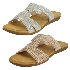 Sandalias De Verano Casual Para Damas Savannah Brillantes Slip On comprar usado  Enviando para Brazil
