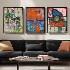 Framed colorful abstract for sale  Anaheim