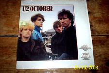 U2 ( OCTOBER ) ORIG 1981 ISLAND Records DEBUT 1st press VINYL LP in shrink NM-, usado comprar usado  Enviando para Brazil