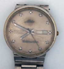 Antigo relógio de pulso de aço Mido Ocean Star Commander. Ref: 8269. Para reparos comprar usado  Enviando para Brazil