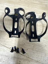 Gaiola de garrafa de água Black Inc carbono única bicicleta 19g Qtd. 2 mais parafusos, usado comprar usado  Enviando para Brazil