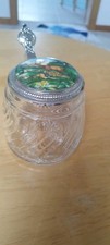 Bierkrug glas zinndeckel gebraucht kaufen  Rott
