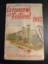 1957 sanremo festival usato  Roccella Ionica