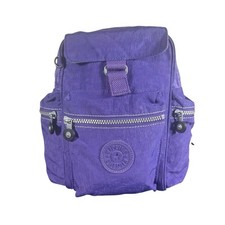 Mochila de transporte vintage Kipling roxa náilon bolsos com zíper casual viagem escola comprar usado  Enviando para Brazil