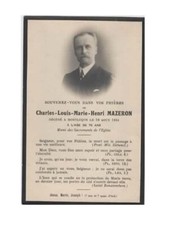 Image pious mortuary d'occasion  Expédié en Belgium