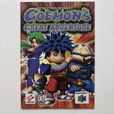Usado, Goemon's Great Adventure N64 Nintendo 64 autêntico manual de instruções livreto comprar usado Usado, Goemon's Great Adventure N64 Nintendo 64 autêntico manual de instruções livreto comprar usado  Enviando para Brazil