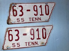 tennessee license plates for sale  Marshallberg