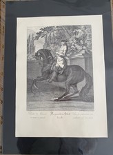 Equestrian etching print for sale  NORTHAMPTON