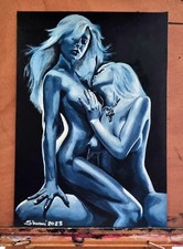 Riginal handgemalt acrylgemäl gebraucht kaufen  Erkrath