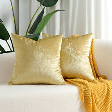 Crushed velvet cushion for sale  USA