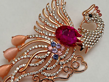 Peacock crystal rhinestone for sale  Wilder