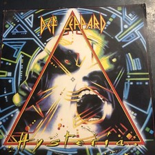 Def Leppard Hysteria Vinyl LP Chipped Edge Tested & Working (Mercury, 1987) comprar usado  Enviando para Brazil