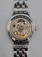 Relógio masculino automático Swatch Irony Skeleton - BODY & SOUL - Fabricado na Suíça, YAS100G comprar usado  Enviando para Brazil