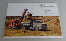 Prospekt / Broschüre Mercedes-Benz LAK 1518 Allrad Stand 05/1965, usado comprar usado  Enviando para Brazil