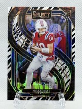 2024 Select Drake Maye Premier Level Zebra Prizm Shock SSP 🔥Case Hit🔥 RC #113 na sprzedaż  Wysyłka do Poland
