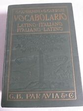 Vocabolario latino italiano usato  Rezzato
