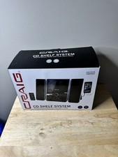 Sistema de prateleira estéreo CD de 3 peças despertador duplo, rádio AM/FM, controle remoto testado, usado comprar usado  Enviando para Brazil