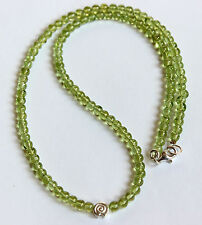 Peridot kette edelsteinkette gebraucht kaufen  Idar-Oberstein