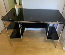 Schreibtisch glas schwarz gebraucht kaufen  Köln