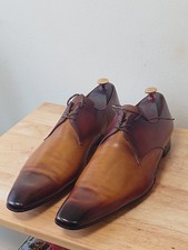 Sapatos sociais De Gier sob medida couro italiano bloodcher tamanho 11 M Bourbon Burnish comprar usado  Enviando para Brazil
