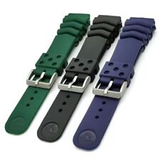 Pulseira de relógio de mergulho Seiko SKX013 MONSTER 20mm 22mm borracha preta ventilação Z20, usado comprar usado  Enviando para Brazil