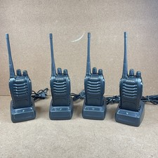 Lote 4 rádios walkie-talkie e carregadores Baofeng BF-888S 2 vias UHF 5v comprar usado  Enviando para Brazil