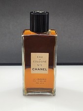 Vintage Chanel No. 5 Eau de Cologne 4 oz frasco respingo perfume sem caixa comprar usado  Enviando para Brazil