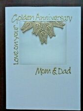 handmade golden anniversary cards for sale  SOLIHULL