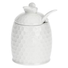 Porcelaine blanche sucrier usato  Spedire a Italy