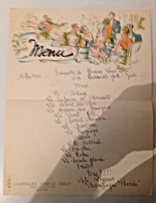 Menu champagne ernest d'occasion  Moulins