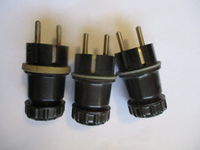 Bakelit stecker schutzkontakt gebraucht kaufen  Seehausen, Zehrental