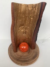 Holzskulptur licht kristallkug gebraucht kaufen  Löbau