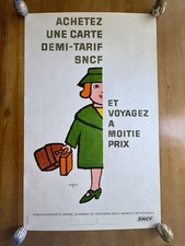 Affiche originale sncf d'occasion  Saint-Germain-en-Laye