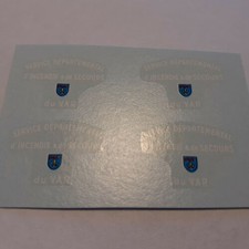 Decalcomanie 7713 pompier d'occasion  Lillers