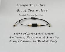 Black tourmaline bracelet for sale  KNUTSFORD