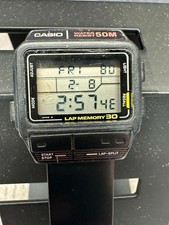 CASIO SDB 300W Relógio Digital Anos 80 Esportivo ALARME CRONÔMETRO Japão Raro Antigo LEIA!! comprar usado  Enviando para Brazil
