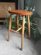 Vintage wooden stool for sale  NEWPORT