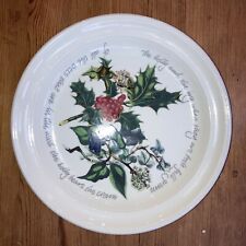 Portmeirion christmas plate for sale  READING