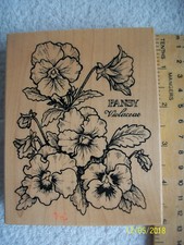 Psx rubber stamp.pansies. for sale  NEWARK