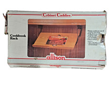 Vintage Allison Cabinet Caddies #862 Rack para Livro de Receitas | Suspenso Sob Armário  comprar usado  Enviando para Brazil