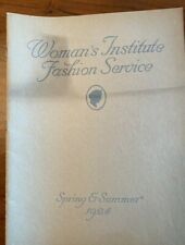 Womans Institute Fashion Service Spring Summer 1924 Original Mary Brooks Picken segunda mano  Embacar hacia Mexico