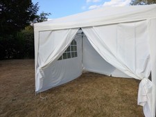 Gazebo ivory white for sale  CHURCH STRETTON
