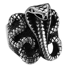 Joia masculina vintage punk rock anel banda cobra aço inoxidável tamanho 8-13, usado comprar usado Joia masculina vintage punk rock anel banda cobra aço inoxidável tamanho 8-13, usado comprar usado  Enviando para Brazil