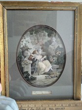 Hand colored etching for sale  San Diego