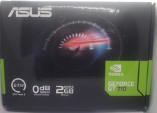 Placa de Vídeo GPU PCIEx1 ASUS NVIDIA GeForce GT 710 2GB GDDR5 90YV0E60-M0NA00 comprar usado  Enviando para Brazil